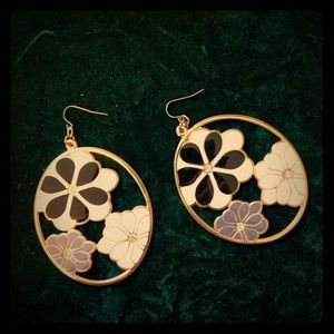 Floral earrings